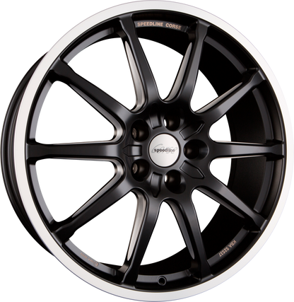 Speedline Corse SC1 Motorismo Racing Black-Matt-Hornkopiert Alufelge 8.5x20 Zoll ET49 LK 5x130 ML71.6 – Bild 2
