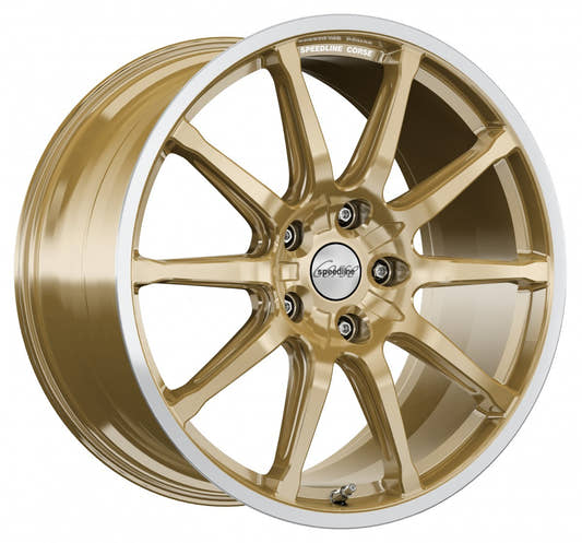 Speedline Corse SC1 Motorismo Racing Gold-Hornkopiert Alufelge 10x20 Zoll ET55 LK 5x112 ML66.6