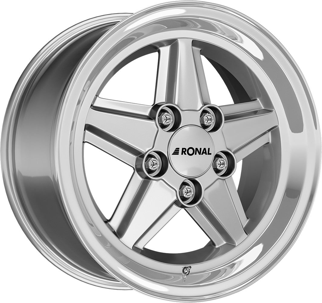 Ronal R9 silber-hornkopiert Alufelge 7x15 Zoll ET23 LK 5x112 ML66.5