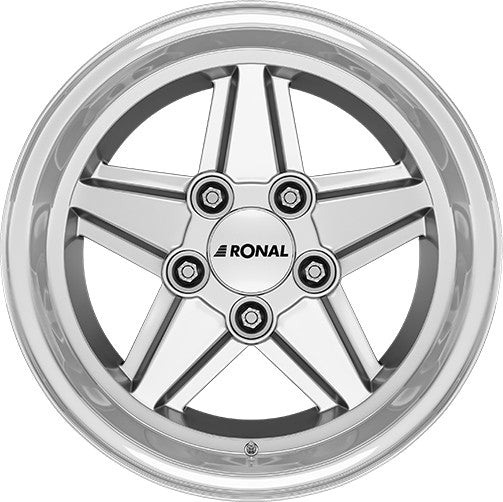 Ronal R9 silber-hornkopiert Alufelge 7x15 Zoll ET23 LK 5x112 ML66.5 – Bild 2