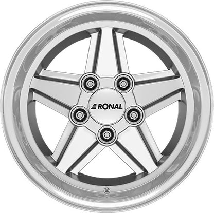 Ronal R9 silber-hornkopiert Alufelge 7x15 Zoll ET23 LK 5x112 ML66.5 – Bild 2