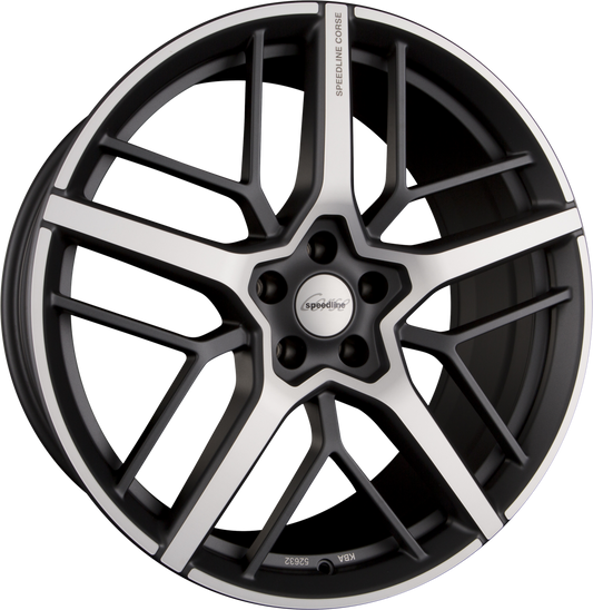Speedline Corse SL8 Dominatore Orbit Grey-Matt-Frontkopiert Alufelge 9.5x21 Zoll ET28 LK 5x112 ML66.6 – Bild 2