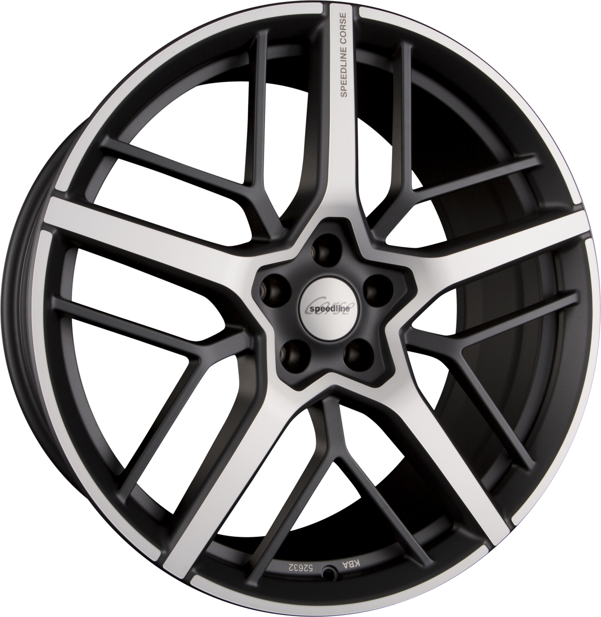 Speedline Corse SL8 Dominatore Orbit Grey-Matt-Frontkopiert Alufelge 9.5x21 Zoll ET28 LK 5x112 ML66.6 – Bild 2