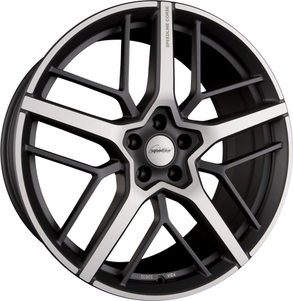 Speedline Corse SL8 Dominatore Orbit Grey-Matt-Frontkopiert Alufelge 9.5x21 Zoll ET28 LK 5x112 ML66.6 – Bild 2