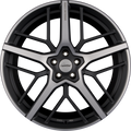 Speedline Corse SL8 Dominatore Orbit Grey-Matt-Frontkopiert Alufelge 9.5x21 Zoll ET37 LK 5x112 ML66.6