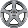 Ronal R55 SUV Kristallsilber Alufelge 9.5x20 Zoll ET53 LK 5x112 ML66.6
