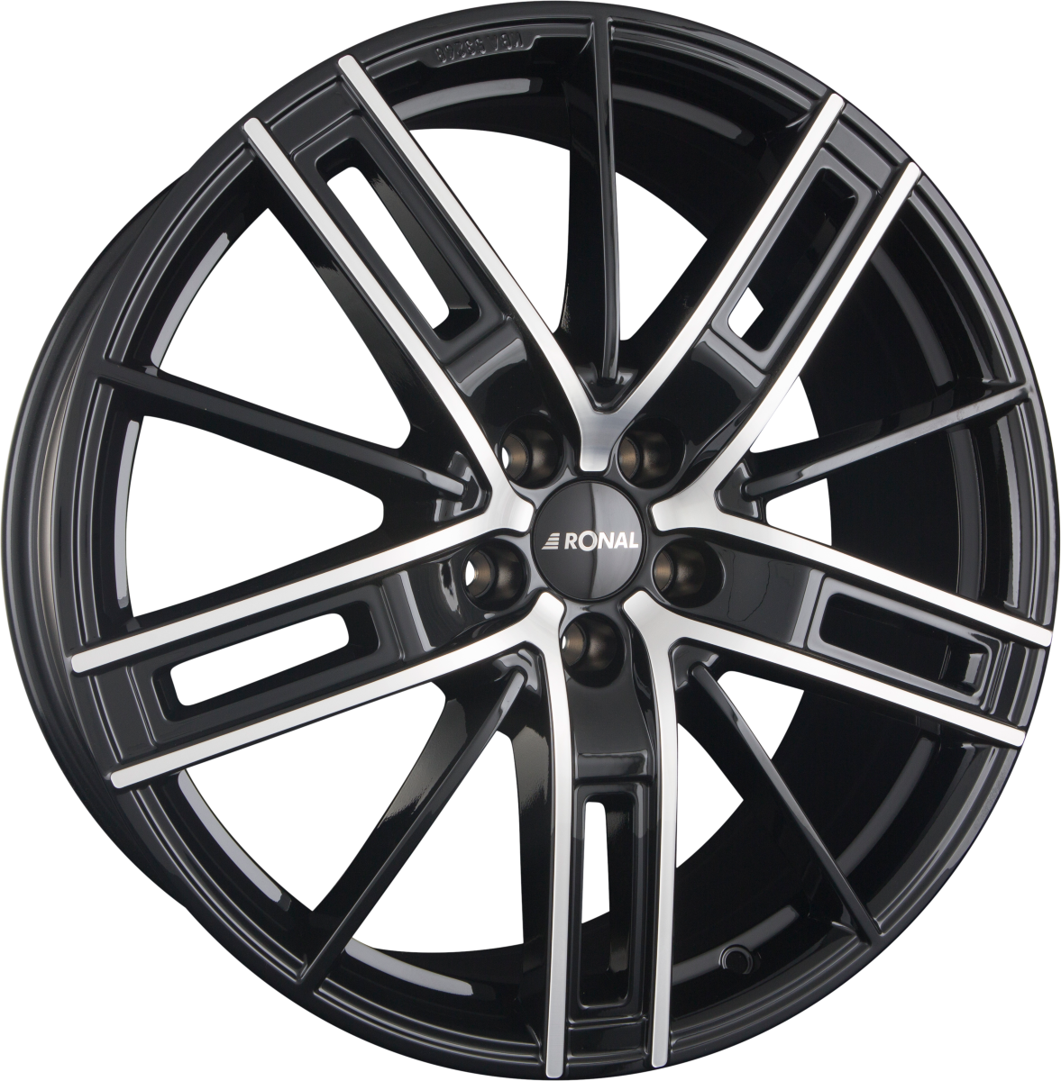 Ronal R67 Jetblack Frontkopiert Alufelge 8.5x20 Zoll ET40 LK 5x114.3 ML82 – Bild 2
