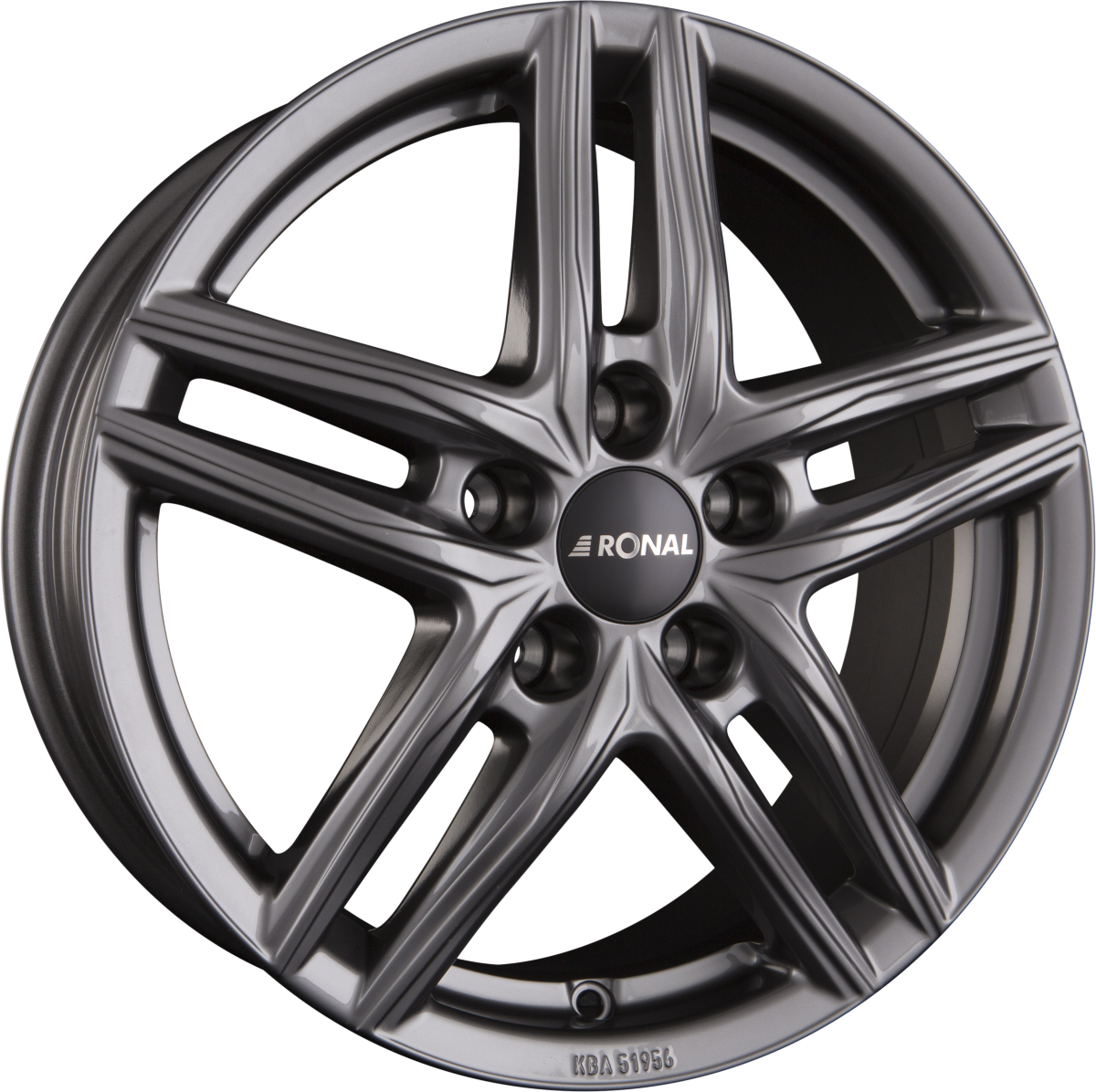Ronal R65 Cerium Grey Alufelge 6.5x16 Zoll ET40 LK 5x100 ML68 – Bild 2