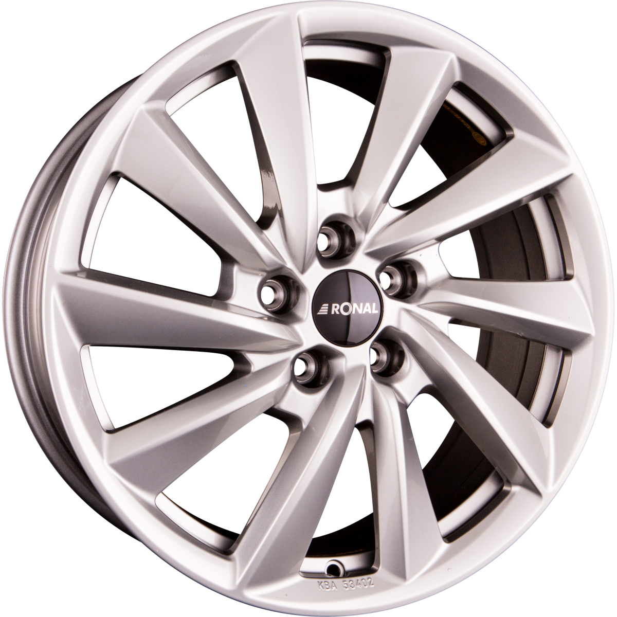 Ronal R70-BLUE Platinum Silver Alufelge 7.5x18 Zoll ET35 LK 5x114.3 ML82 – Bild 2