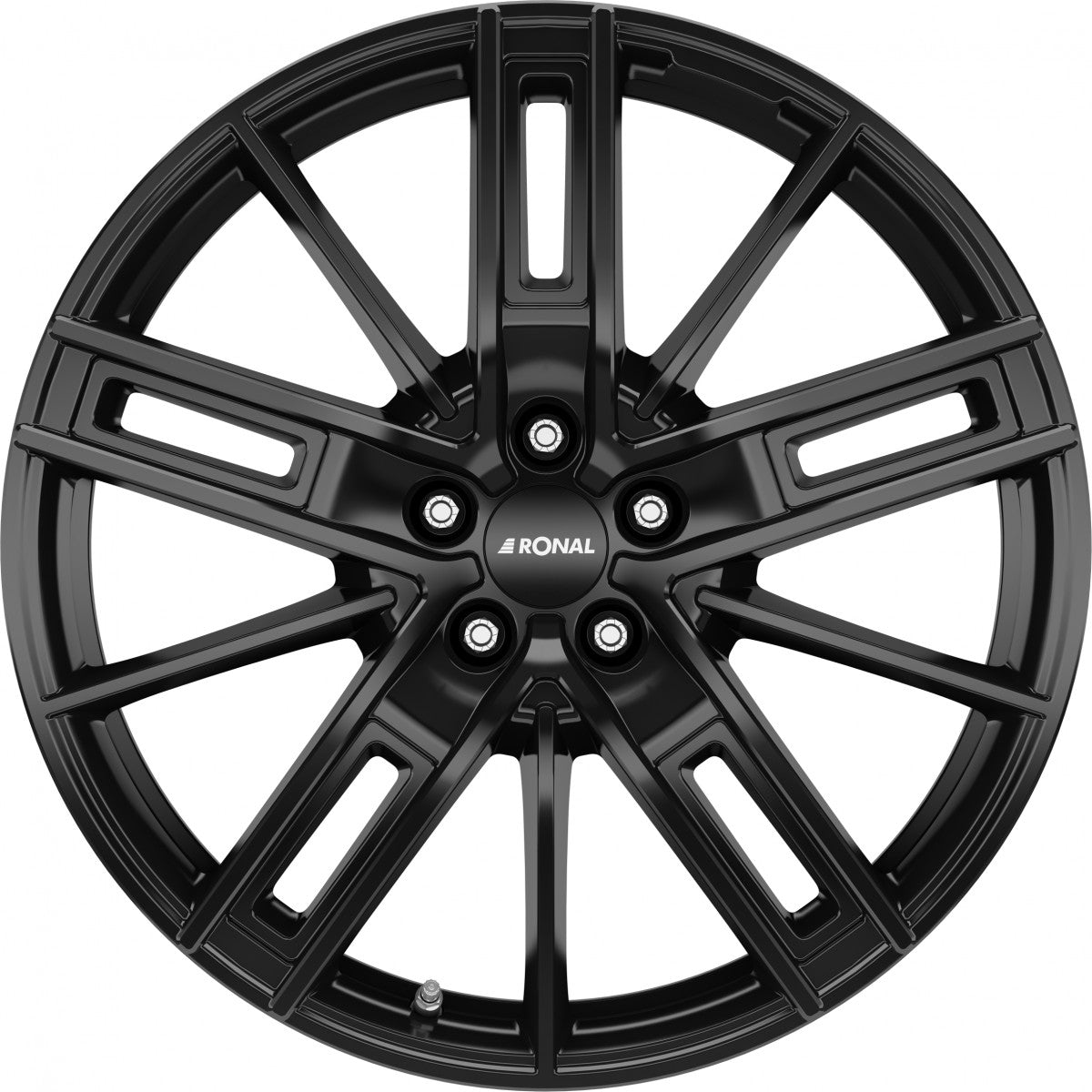 Ronal R67 jetblack Alufelge 8x19 Zoll ET55 LK 5x108 ML76 – Bild 2