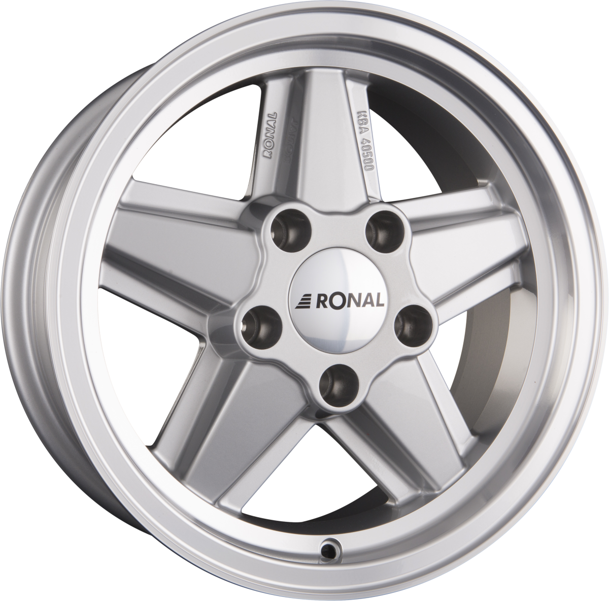 Ronal R9 Silber-Hornkopiert Alufelge 7x16 Zoll ET20 LK 5x120 ML82 – Bild 2