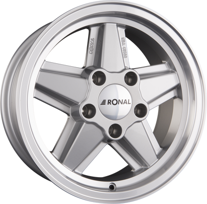 Ronal R9 Silber-Hornkopiert Alufelge 7x16 Zoll ET20 LK 5x120 ML82 – Bild 2