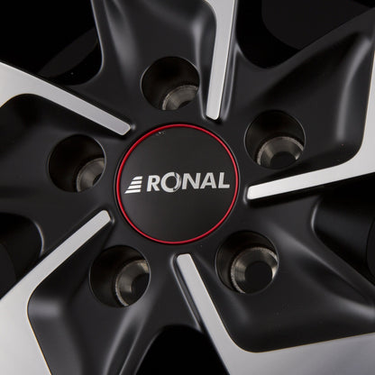Ronal R64 Jetblack-Matt-Frontkopiert Alufelge 6.5x16 Zoll ET60 LK 5x120 ML65.1 – Bild 4