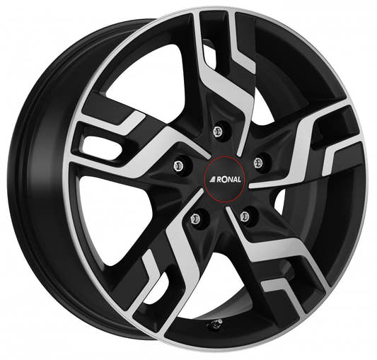 Ronal R64 jetblack-matt-frontkopiert Alufelge 6.5x16 Zoll ET66 LK 5x130 ML89.1