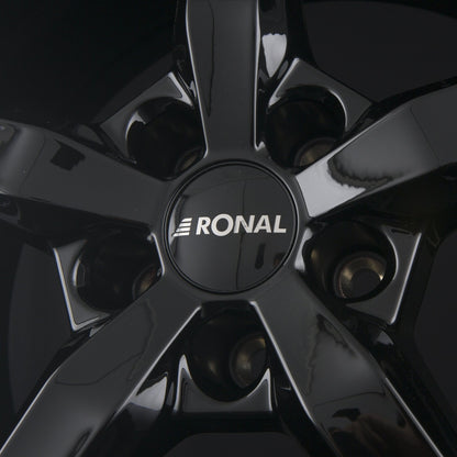 Ronal R69 Jetblack-Red Rim Alufelge 7.5x17 Zoll ET48 LK 5x100 ML68 – Bild 5