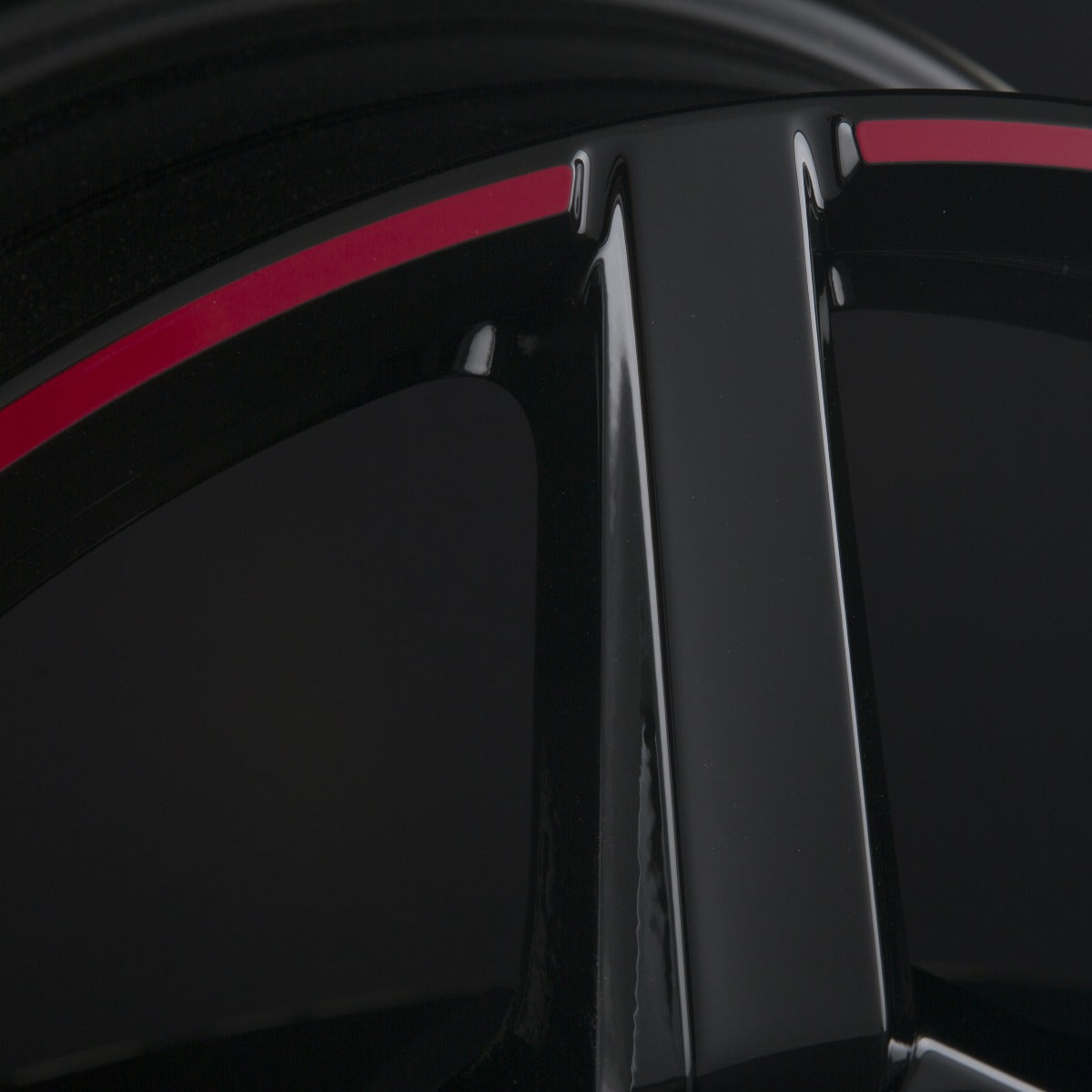 Ronal R69 Jetblack-Red Rim Alufelge 7.5x17 Zoll ET35 LK 5x112 ML76 – Bild 3