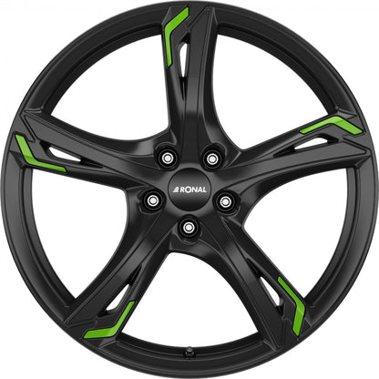 Ronal R62 Green jetblack Alufelge 8.5x20 Zoll ET40 LK 5x112 ML76 – Bild 2