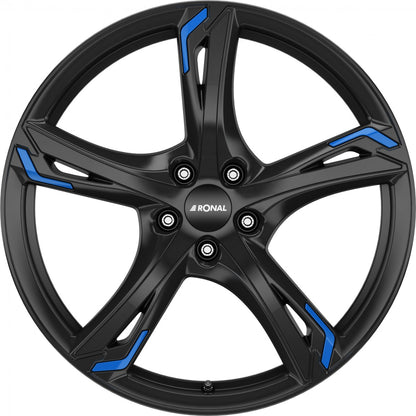 Ronal R62 Blue jetblack Alufelge 7.5x18 Zoll ET35 LK 5x112 ML76 – Bild 2