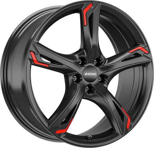 Ronal R62 Red jetblack Alufelge 7.5x18 Zoll ET50 LK 5x112 ML76