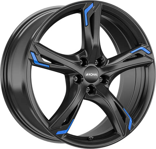 Ronal R62 Blue jetblack Alufelge 7.5x18 Zoll ET50 LK 5x112 ML76