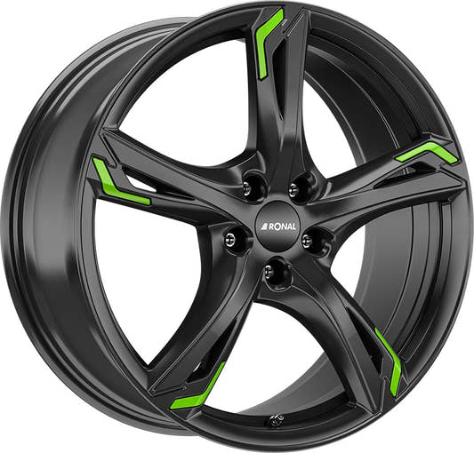 Ronal R62 Green jetblack Alufelge 7.5x18 Zoll ET50 LK 5x112 ML76