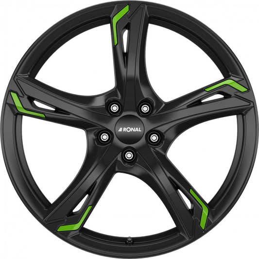 Ronal R62 Green jetblack Alufelge 7.5x18 Zoll ET50 LK 5x112 ML76 – Bild 2