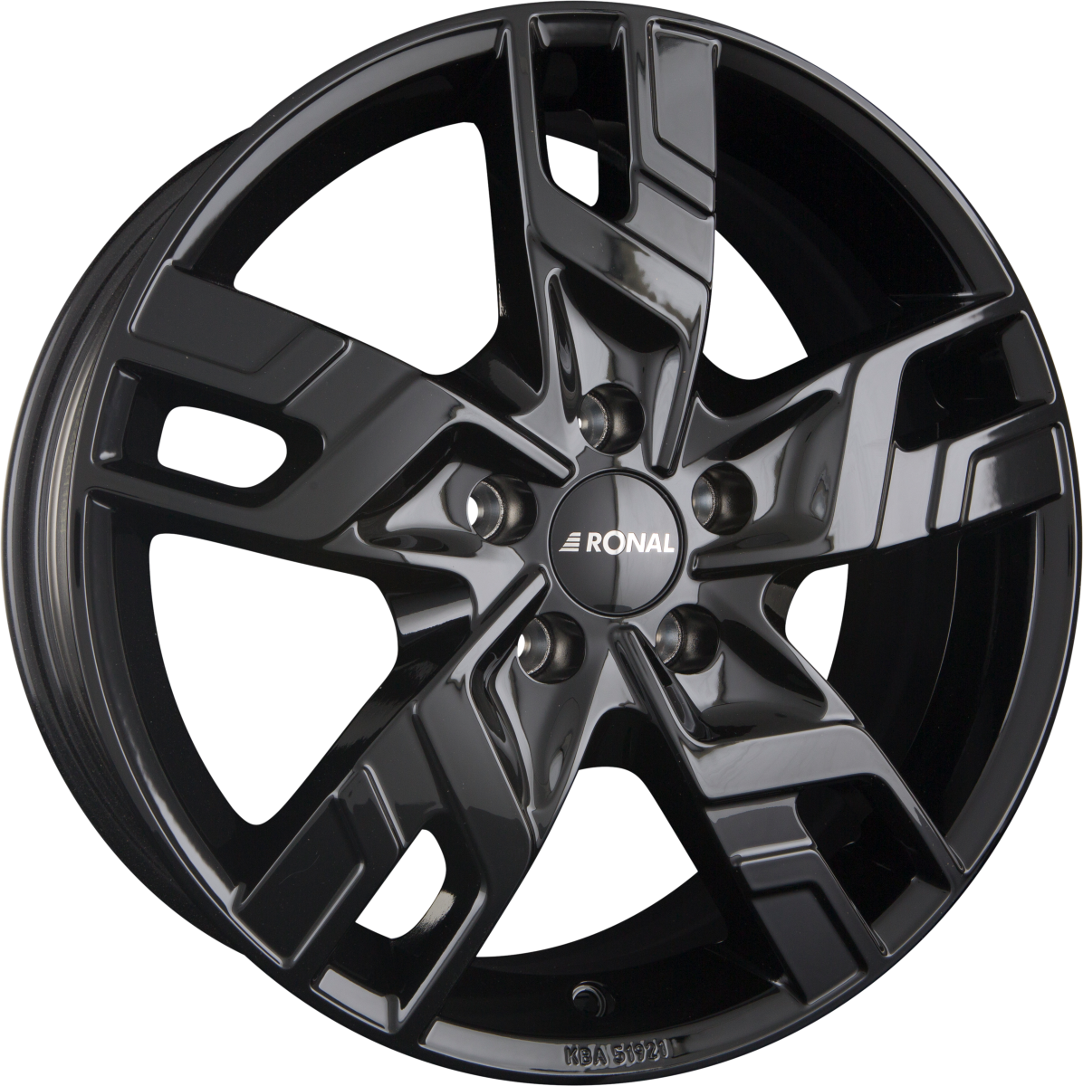 Ronal R64 jetblack Alufelge 7x17 Zoll ET46 LK 5x108 ML65.05 – Bild 4