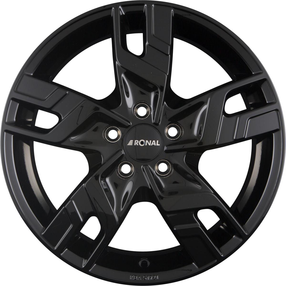 Ronal R64 Jetblack Alufelge 6.5x16 Zoll ET60 LK 5x130 ML78.1