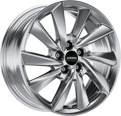 Ronal R70 platinum silber Alufelge 9x18 Zoll ET52 LK 5x112 ML66.5
