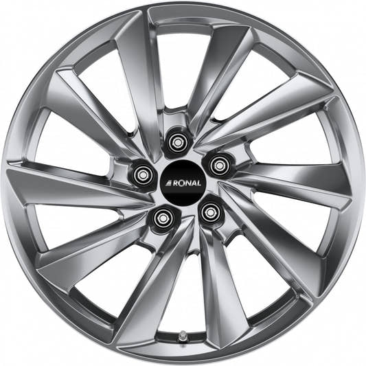 Ronal R70 platinum silber Alufelge 9x18 Zoll ET52 LK 5x112 ML66.5 – Bild 2