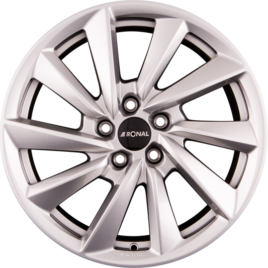 Ronal R70-BLUE Platinum Silver Alufelge 9x18 Zoll ET35 LK 5x114.3 ML64.1