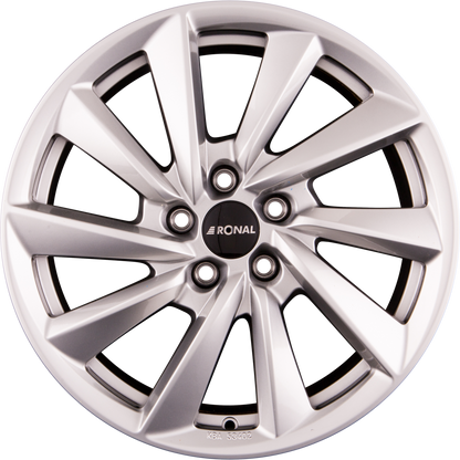 Ronal R70-BLUE Platinum Silver Alufelge 8.5x18 Zoll ET30 LK 5x112 ML66.6