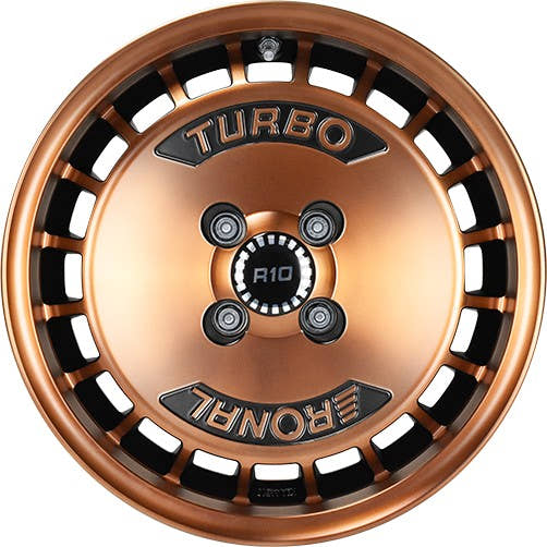 Ronal R10 Turbo copper matt-front diamond cut Alufelge 7x15 Zoll ET37 LK 4x100 ML68 – Bild 2