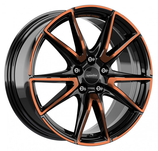 Ronal SL6 Vettore jetblack-copper matt Alufelge 8.5x19 Zoll ET35 LK 5x112 ML76