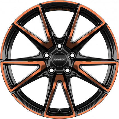 Ronal SL6 Vettore jetblack-copper matt Alufelge 8.5x19 Zoll ET35 LK 5x112 ML76 – Bild 2