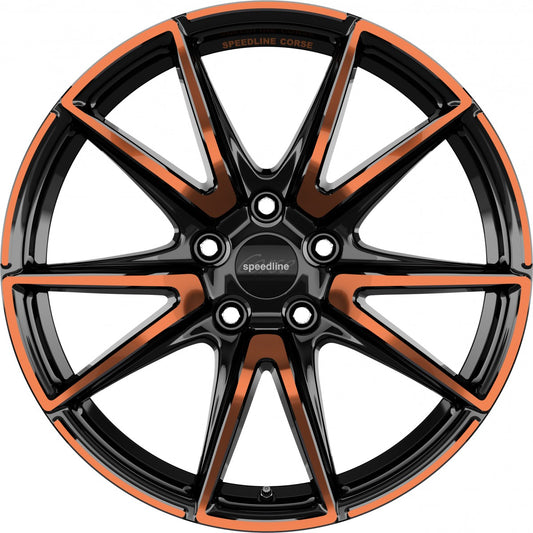 Ronal SL6 Vettore jetblack-copper matt Alufelge 8.5x19 Zoll ET35 LK 5x112 ML76 – Bild 2