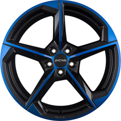 Ronal R66 Jetblack Blue Tinted Alufelge 8.5x20 Zoll ET35 LK 5x112 ML76