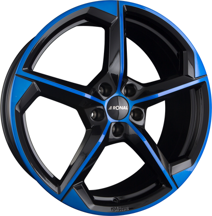 Ronal R66 Jetblack Blue Tinted Alufelge 8.5x20 Zoll ET35 LK 5x112 ML76 – Bild 2