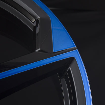 Ronal R66 Jetblack Blue Tinted Alufelge 8.5x20 Zoll ET35 LK 5x112 ML76 – Bild 4