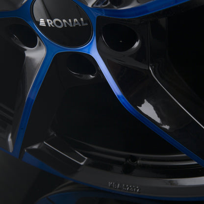 Ronal R66 Jetblack Blue Tinted Alufelge 8.5x20 Zoll ET35 LK 5x112 ML76 – Bild 5