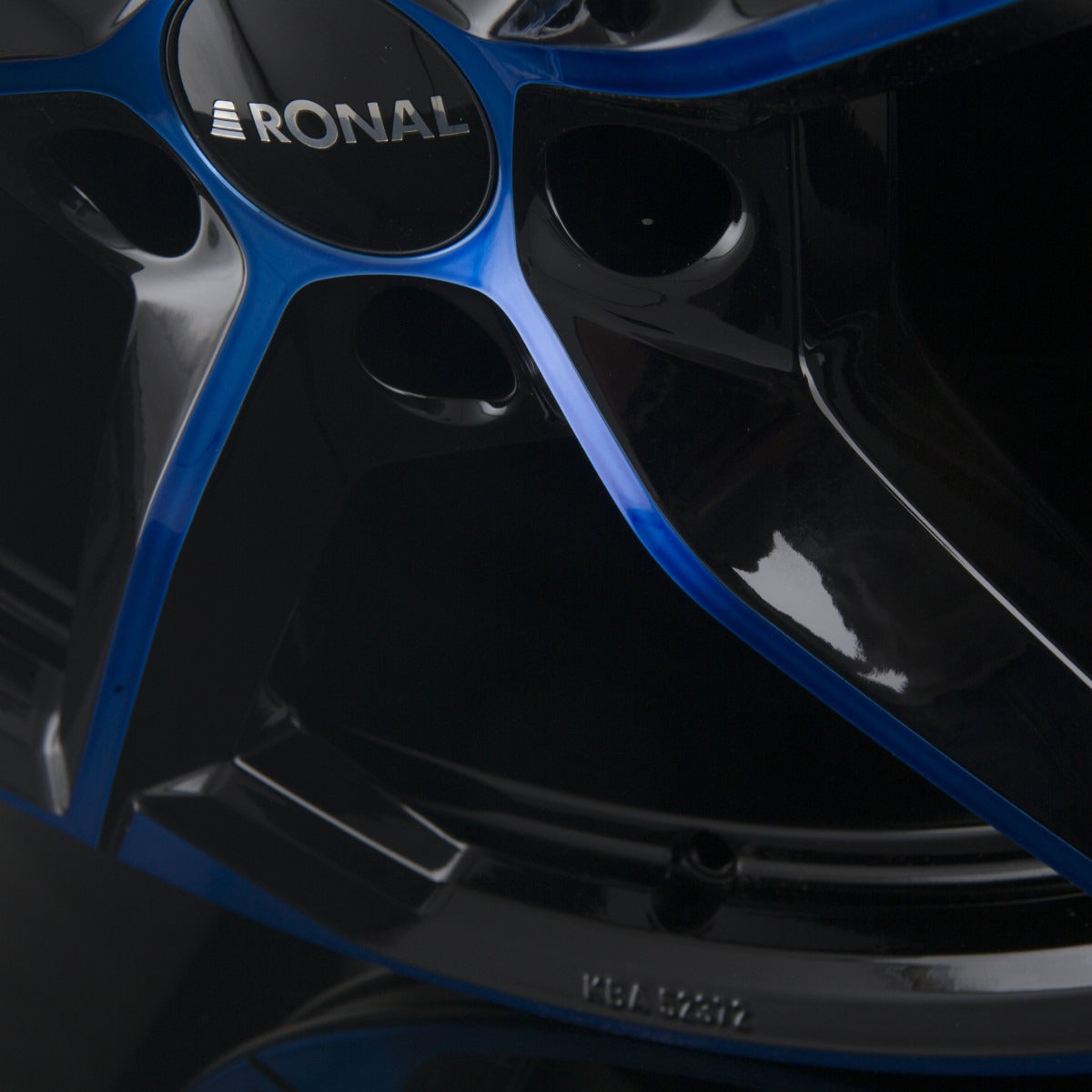 Ronal R66 Jetblack Blue Tinted Alufelge 8.5x20 Zoll ET45 LK 5x112 ML76 – Bild 4