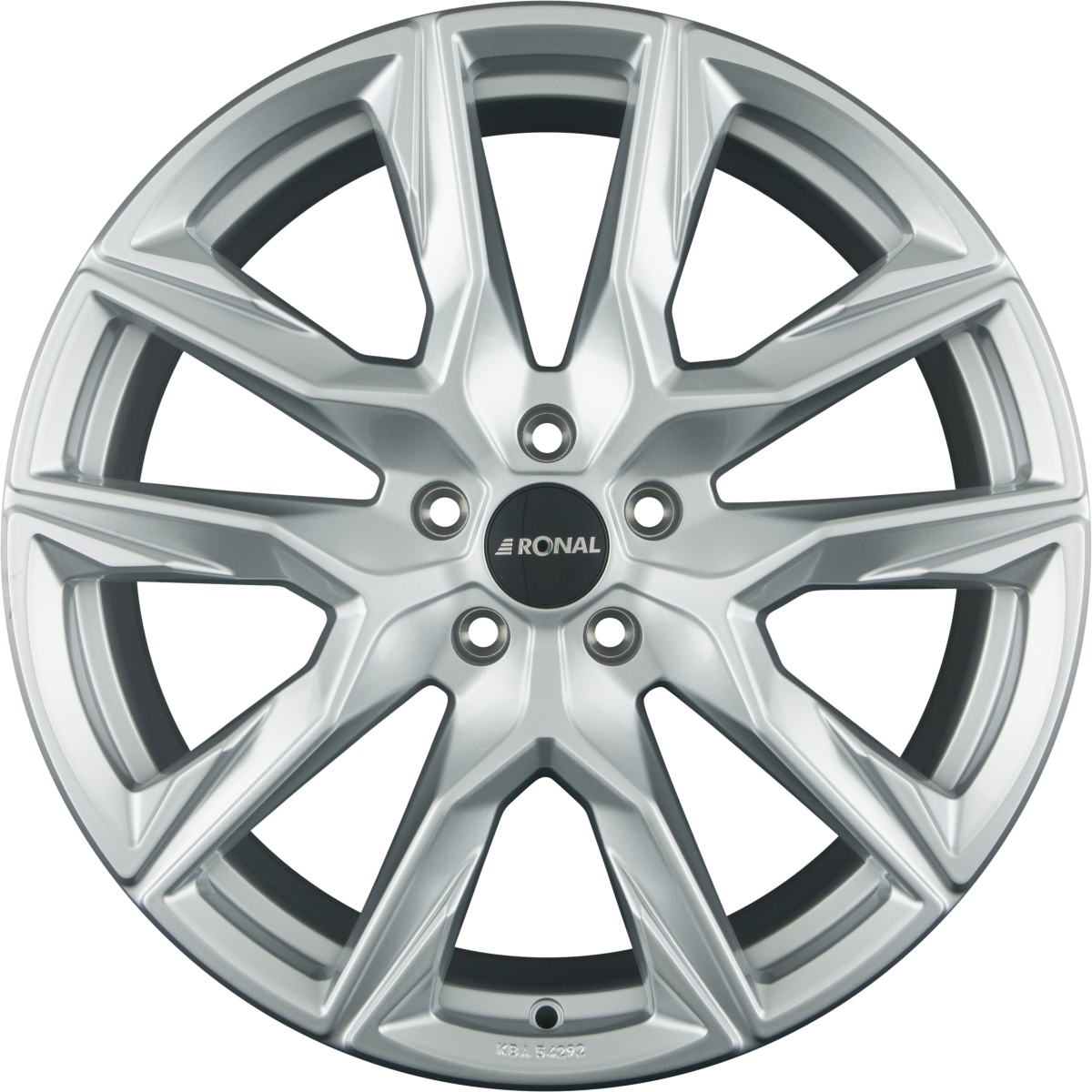 Ronal R71 Platinum Silver Alufelge 9.5x21 Zoll ET52 LK 5x130 ML71.6