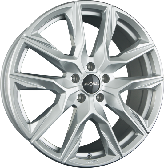 Ronal R71 Platinum Silver Alufelge 9.5x21 Zoll ET52 LK 5x130 ML71.6 – Bild 2