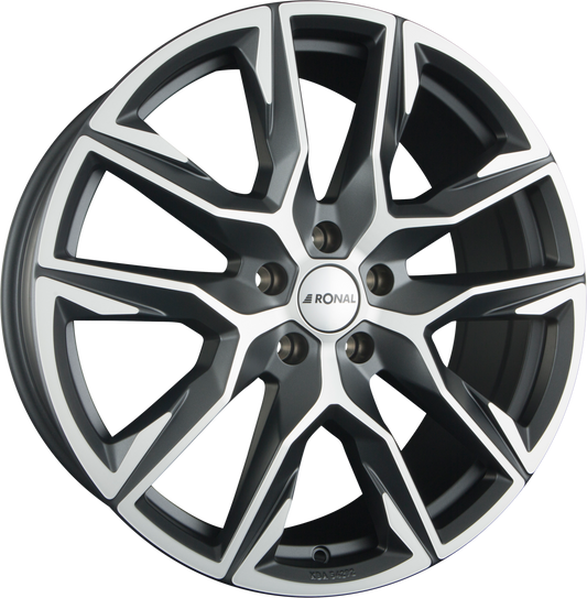 Ronal R71 Orbit Grey Matt Frontkopiert Alufelge 11.5x21 Zoll ET66 LK 5x130 ML71.6 – Bild 2