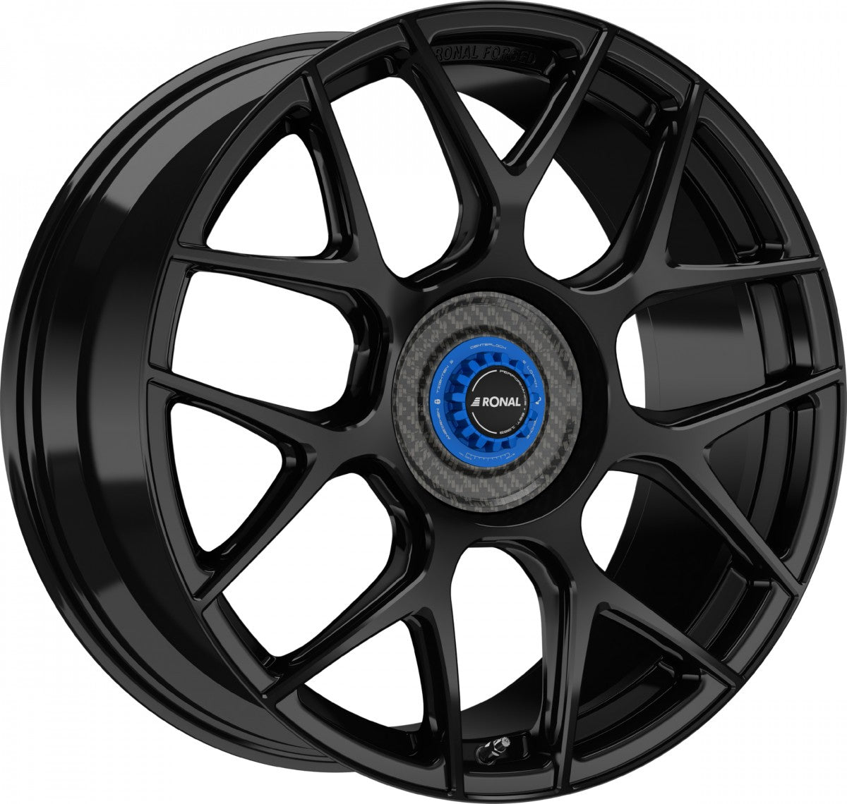 Ronal RF1 REV-CRM jetblack-matt Alufelge 10x20 Zoll ET40 LK 5x112 ML82.05