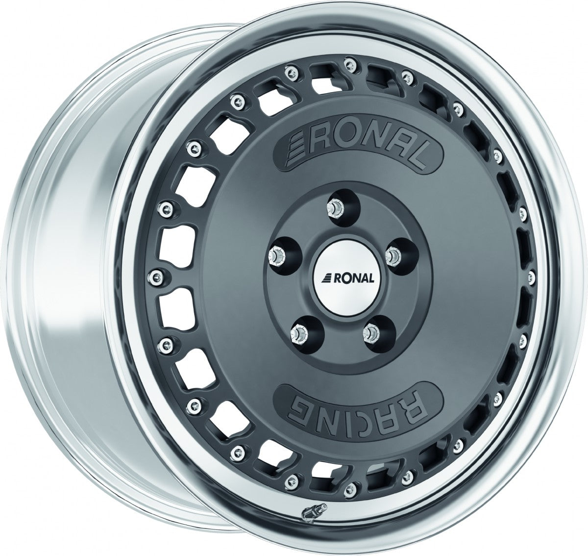 Ronal RR10 retro silver Alufelge 7.5x16 Zoll ET18 LK 5x120 ML72.5