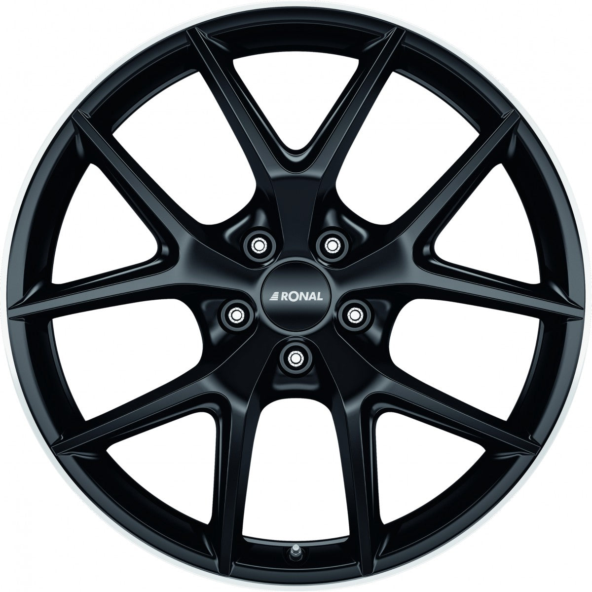 Ronal R75 jetblack-matt-hornkopiert Alufelge 8x19 Zoll ET45.1 LK 5x112 ML66.5 – Bild 2
