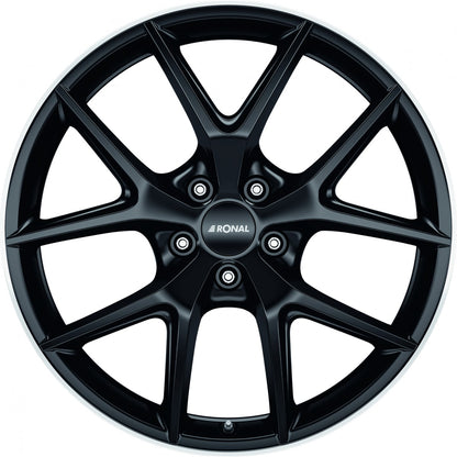 Ronal R75 jetblack-matt-hornkopiert Alufelge 8x19 Zoll ET45.1 LK 5x112 ML66.5 – Bild 2