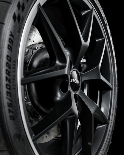 Ronal R75 jetblack-matt-hornkopiert Alufelge 8x19 Zoll ET30.1 LK 5x112 ML66.5 – Bild 5