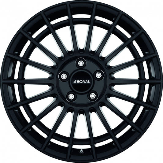 Ronal R73 jetblack matt Alufelge 7.5x18 Zoll ET50 LK 4x100 ML68 – Bild 2